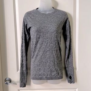 Lululemon Floral Brocade Grey Top - BRAND NEW NEVER WORN